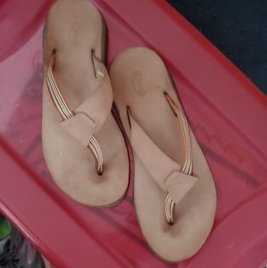 Leather Chaco flip flop sandles